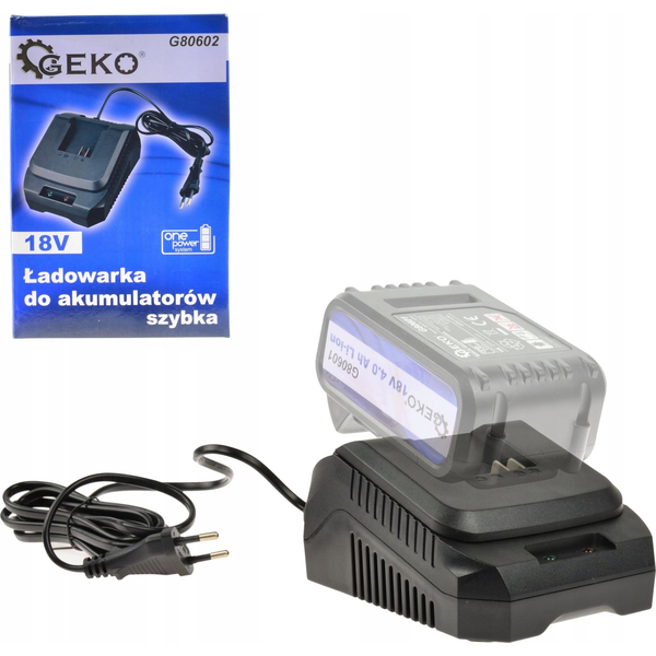 Hitri polnilec GEKO 18V