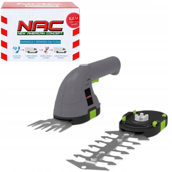 NAC BATTERY SHEARS 3.6V FOR GRASS AND SHRUBS