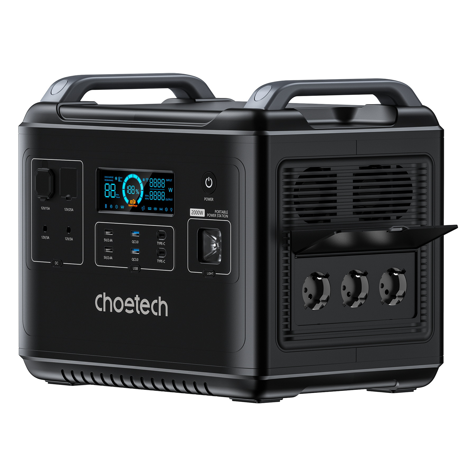 Choetech BS006 Powerstation Hordozhat Akku llom s 1997 Wh XuPe hu choetech-bs006-powerstation-hordozhat-akku-llom-s-1997-wh-xupe-hu