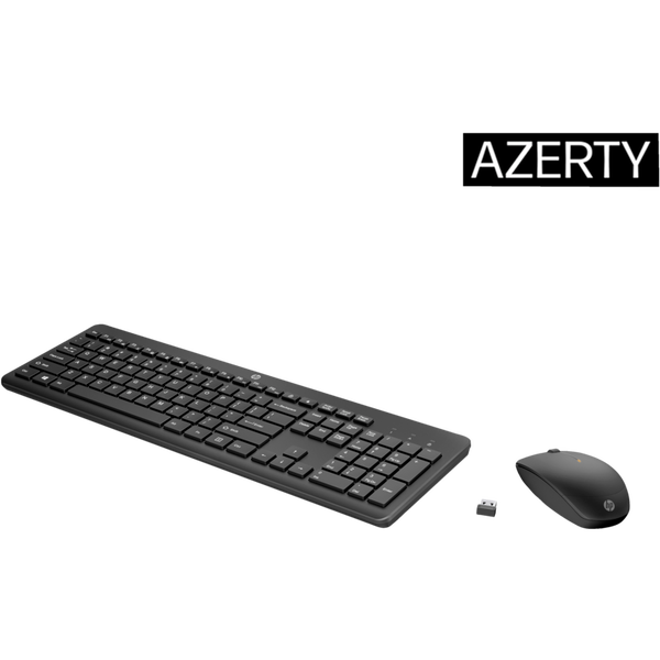 HP 18H24AA 230 Wireless Billentyűzet + Wireless Egér (Fekete) - Angol (US)