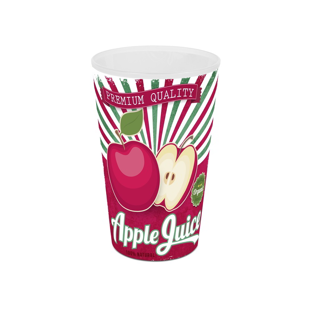 Iris Apple Juice 650ml Üveg pohár - Mintás (161946-001)