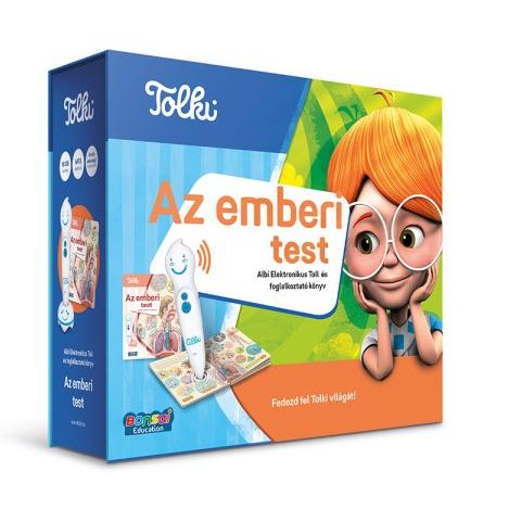 TOLKI Interaktív foglalkoztató könyv készlet - Az emberi test (8590228062680)