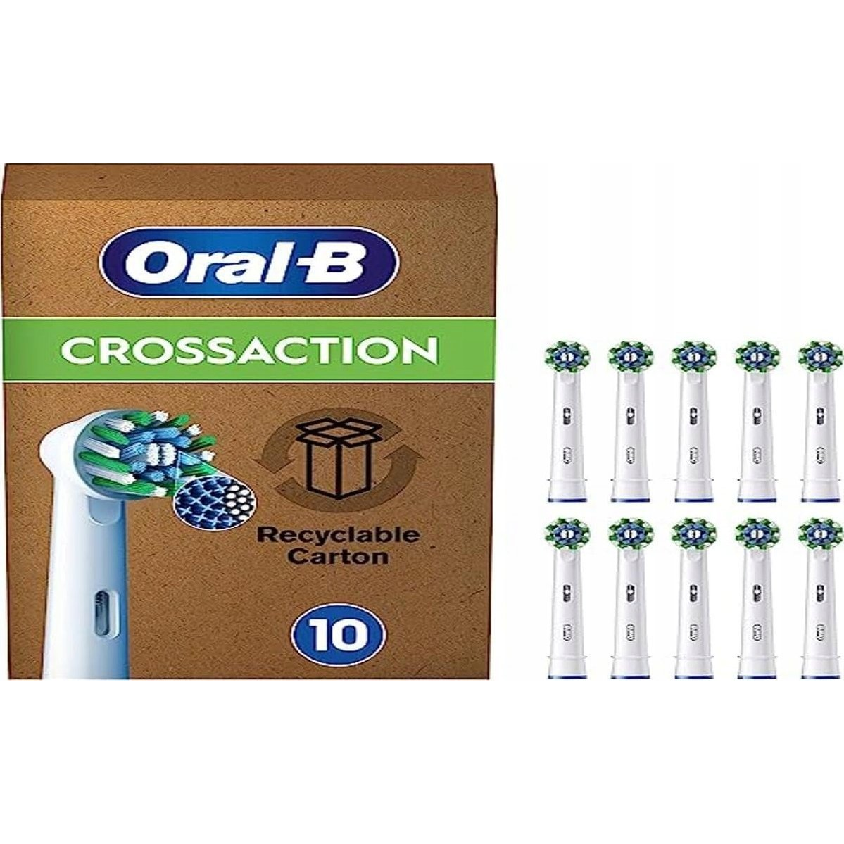 ORAL-B Pro Cross Action pótfej 10db fehér (Pro CrossAction)