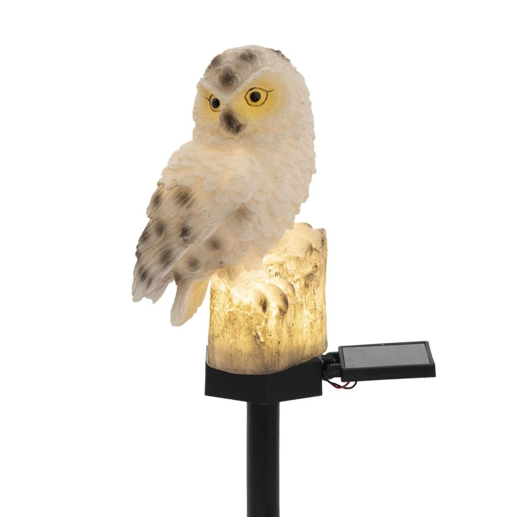 Somogyi Home leszúrható napelemes kerti lámpa: bagoly (MX671B) (MX671B)