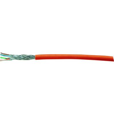 Kash 70I042 Hálózati kábel CAT 7 S/FTP 4 x 2 x 0.12 mm2 Narancs méteráru (70I042)