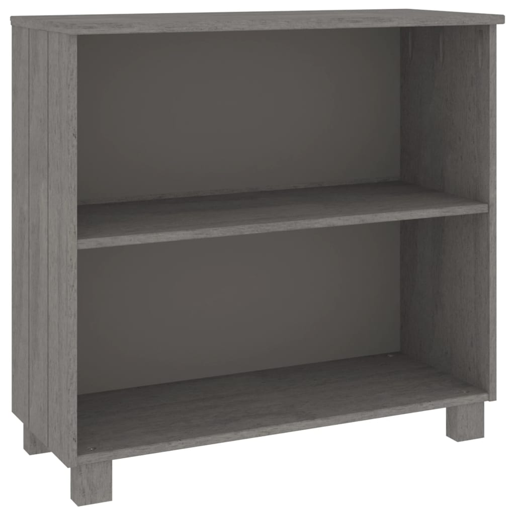 HAMAR világosszürke tömör fenyőfa tálalószekrény 85x35x80 cm (340503)
