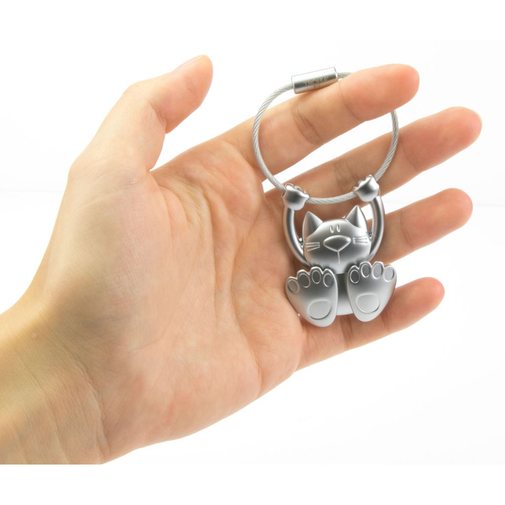 Troika KR10-20/MA kulcstartó "Tabby" (TROKR1020MA) (TROKR1020MA)