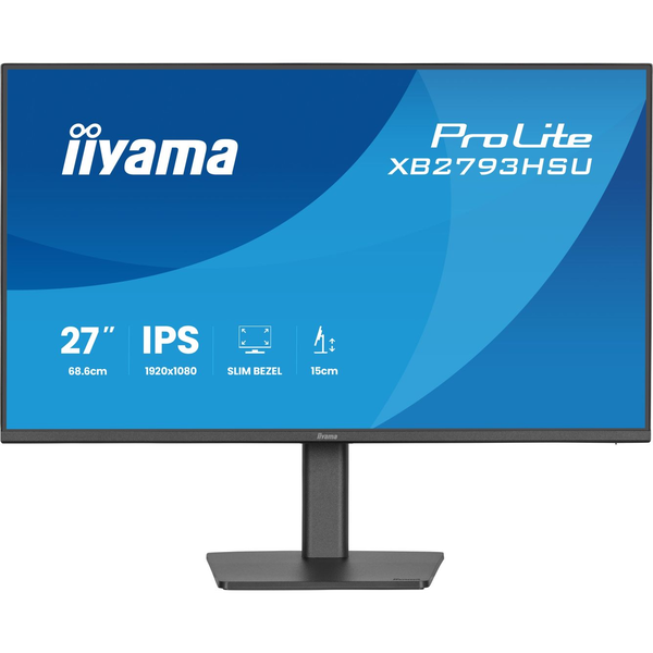 iiyama ProLite XB2793HSU-B1 computerskærm 68,6 cm (27") 1920 x 1080 pixel Fuld HD LED Sort