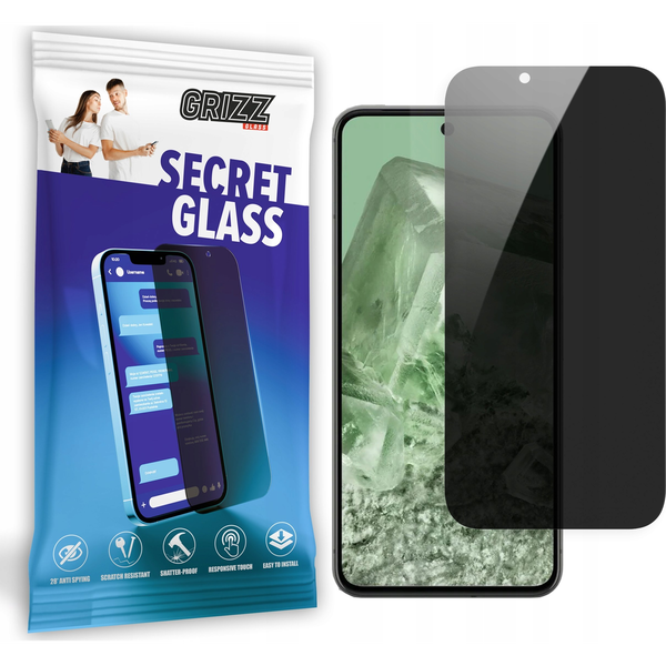  GrizzGlass Szkło prywatyzujące GrizzGlass SecretGlass do Google Pixel 8