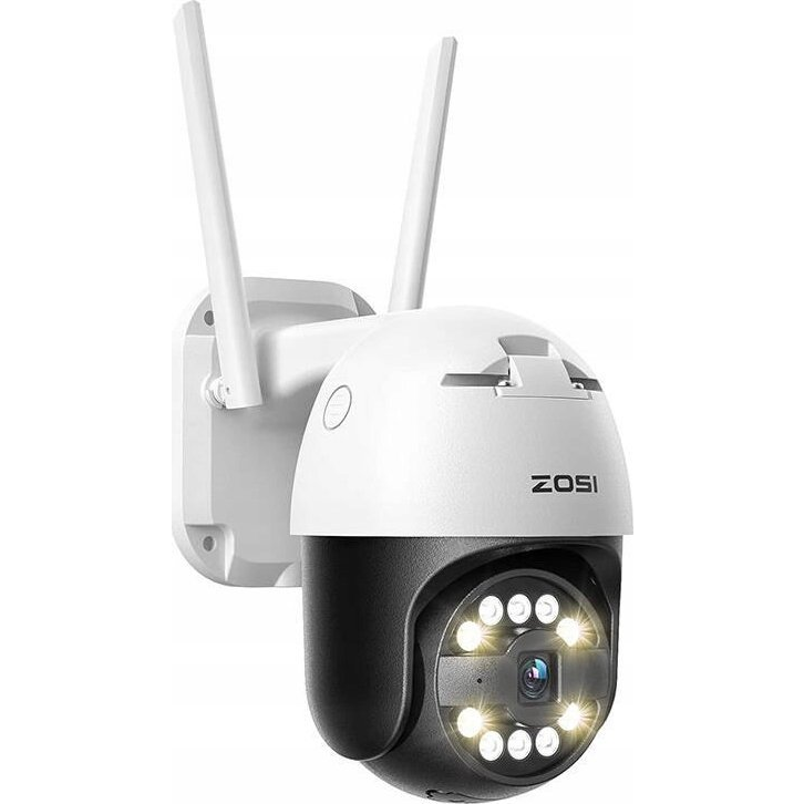 IP Outdoor Camera ZOSI C296 WiFi Pan Tilt 5MP IP66 with 32GB microSD card (C296+32GB Card)