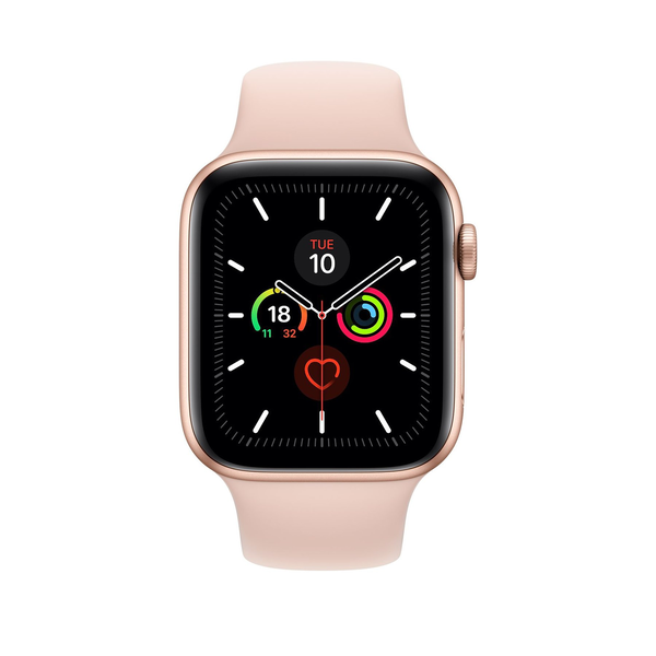 Fusion Apple Watch S4/S5/S6/S7/S8/S9/SE/Ultra Szilikon Szíj 42/44/45/49mm - Homok