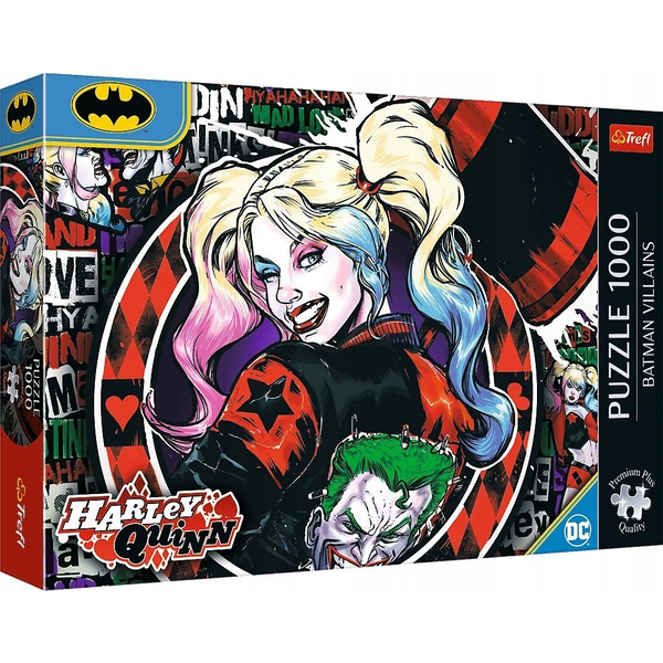  Trefl Puzzle 1000 elementów Premium Plus Harley Quinn Batman