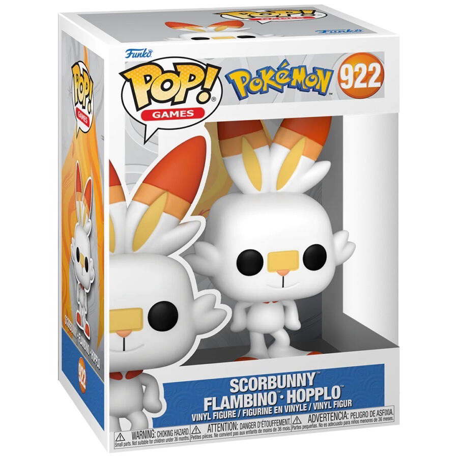 Funko POP! Games Pokémon - Scorbunny figura (FU69081)