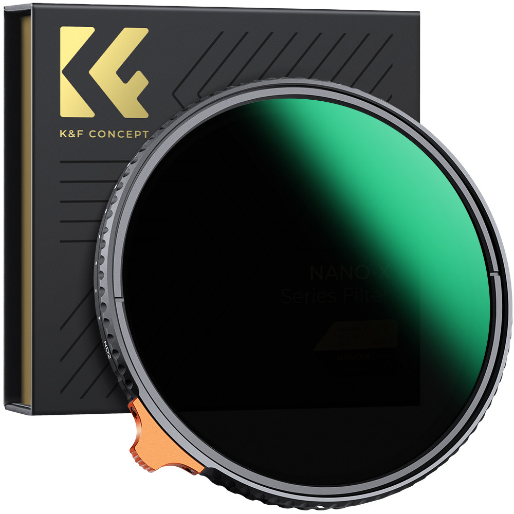 K-F CONCEPT NANO-X Slim HD VARIO ND 2-400 változtatható szürkeszűrő vízlepergető karcálló 55mm (KF-01-1460)