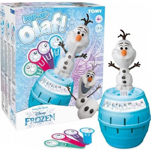 Tomy Disney Pop Up Olaf Stolová hra Jemná motorika (zručnosť)