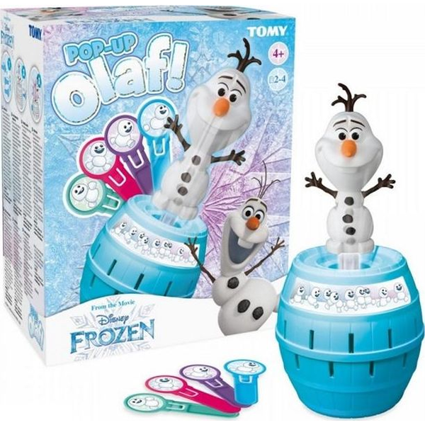 Tomy Disney Pop Up Olaf Stolová hra Jemná motorika (zručnosť)