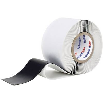 HellermannTyton  HTAPE-POWER 670-VM-PVC/IIR-BK (3) (711-00304) Ragasztószalag (H x Sz) 3 m x 10 cm 1 db