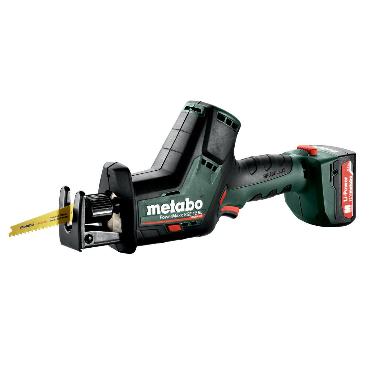 Metabo PowerMaxx SSE 12 BL orrfűrész 2x2.0Ah 12V (602322500)