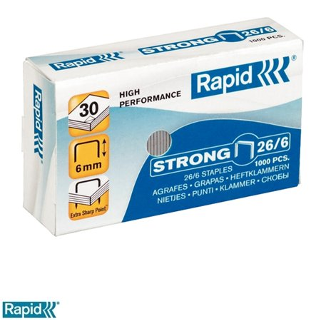 Rapid Strong 26/6 Tűzőgépkapocs (1000 db) (24861400)