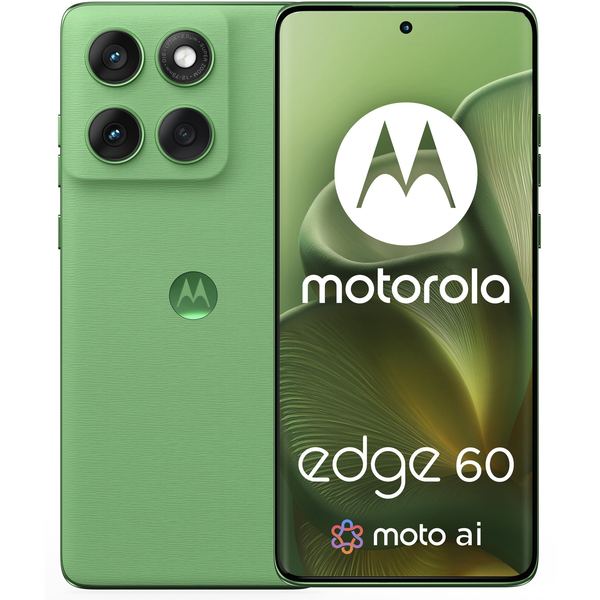 Motorola edge 60 16,9 cm (6.67") Dual SIM Android 15 5G USB Type-C 8 GB 256 GB 5200 mAh Grøn