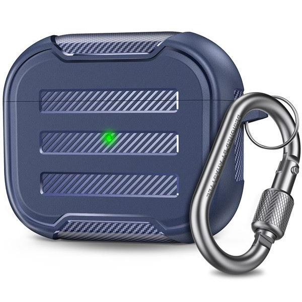 Phoner Carbon Apple Airpods Pro szilikon tok akasztóval éjkék (PN-CP-115-3-MB) (PNCP1153MB)