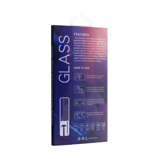 Xiaomi 12T / 12T Pro предно стъклено фолио, закалено, огънато, черна рамка, 9H, 5D Full Glue