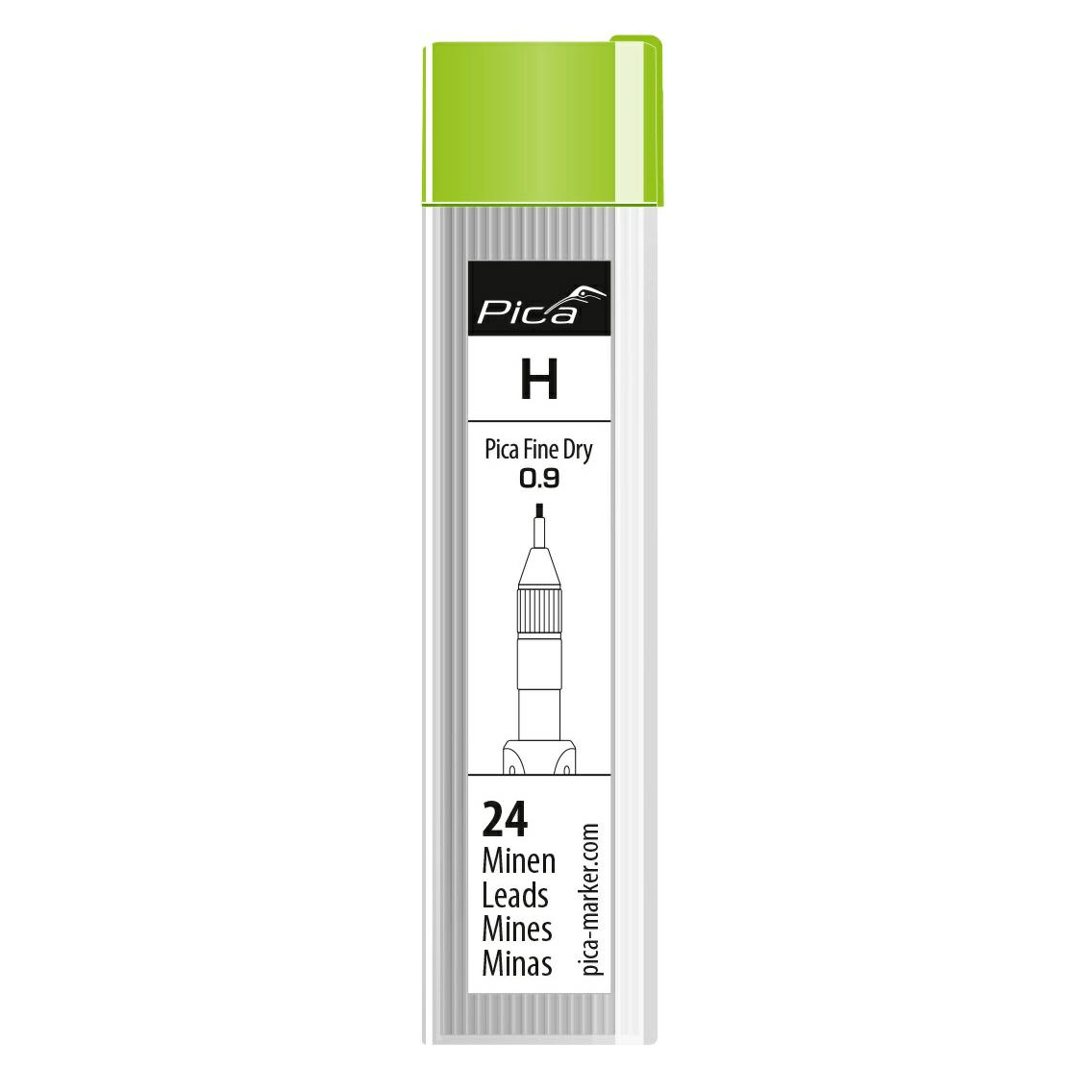 Pica 7032 Fine-Dry Filc utántöltő készlet 0.9 mm - Fehér (12 db / csomag) (7032)