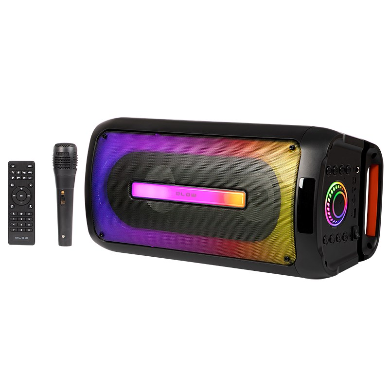 Blow CityLIGHT 30-391 Hordozható bluetooth hangszóró + Mikrofon - Fekete (30-391#)