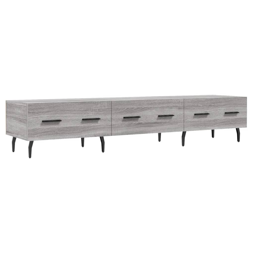 szürke sonoma színű műfa TV-szekrény 150x36x50 cm (829170)