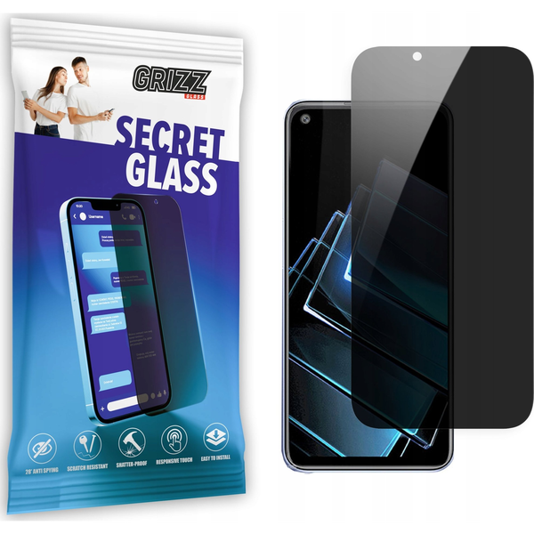  GrizzGlass Szkło prywatyzujące GrizzGlass SecretGlass Oppo K9x