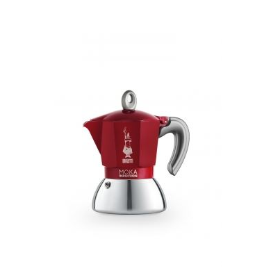 Bialetti Moka Induction 2 személyes kávéfőző piros (6942) (B6942)