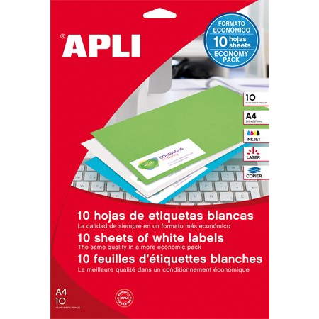 Apli 105x37mm Etikett univerzális 160 etikett/csomag (12922)