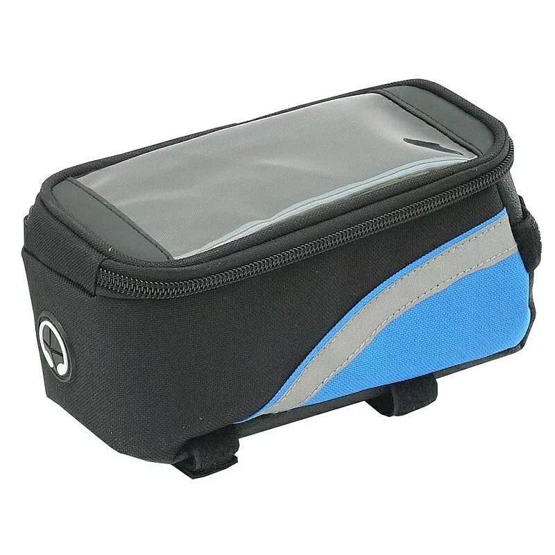 NovaBIK3 kerékpártáska kormányra okostelefon tokkal kék (AN68472) (AN68472)