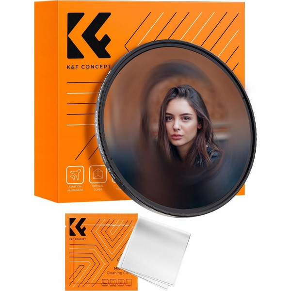 K&F Concept Nano-B Series Halo Swirl, spirál hatás effekt szűrő, 72mm