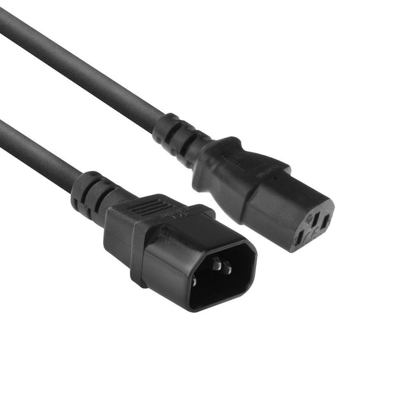 ACT AC3315 napájecí kabel Černá 1,8 m C13 rozdvojovač C14 rozdvojovač