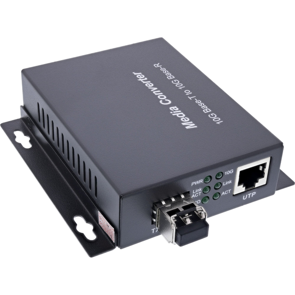 InLine 66659E netværksomformer til medie 10000 Mbit/s 850 nm Multitilstand Sort