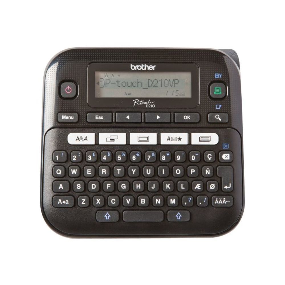 Brother PT-D210VP címkenyomtató Termál transzfer 180 x 180 DPI 20 mm/sec QWERTY (PTD210VPZG1)