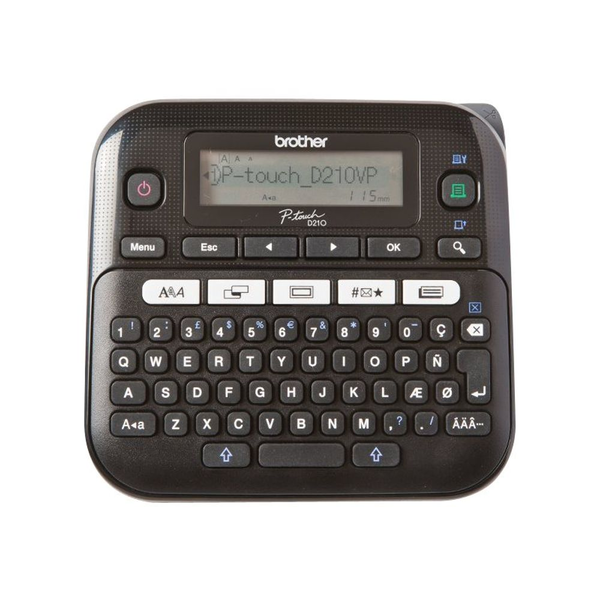Brother PT-D210VP címkenyomtató Termál transzfer 180 x 180 DPI 20 mm/sec QWERTY