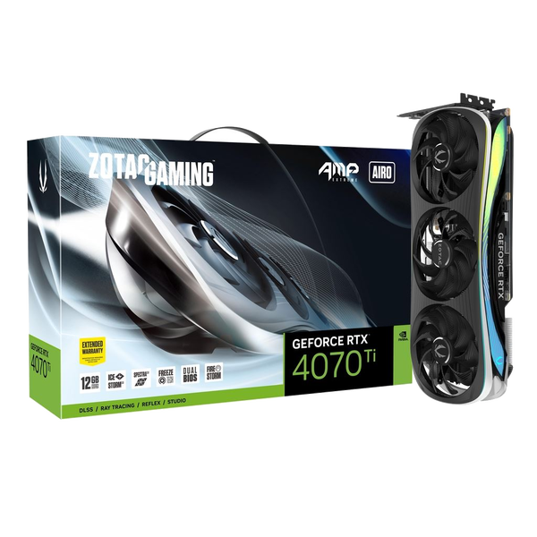 Zotac GeForce RTX 4070 Ti 12GB AMP Extreme AIRO videokártya (ZT-D40710B-10P)