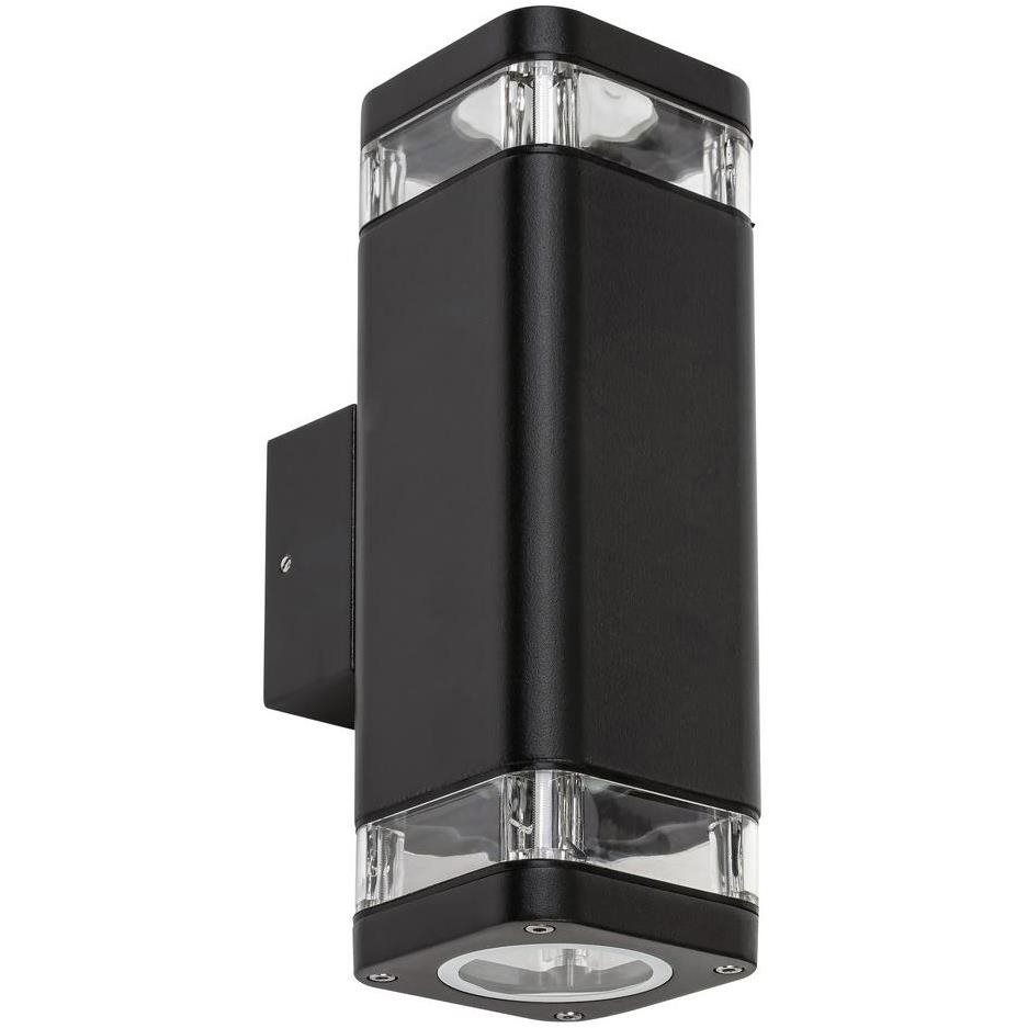 Rabalux Kültéri fali lámpa, 2× GU10/25 W/230 V, IP44, fekete (7956)