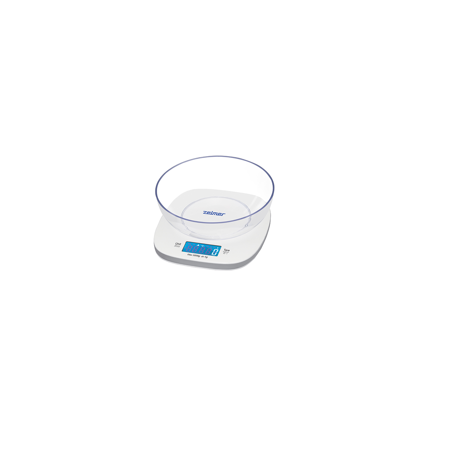Zelmer ZKS1450 Elektronikus konyhai mérleg - Fehér/Szürke (ZKS1450)