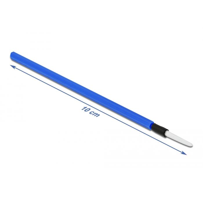 Delock tisztító pálca 1,25mm vaskarikával (ferrule) ellátott üvegszálas csatlakozókhoz 5db (86780) (delock86780)