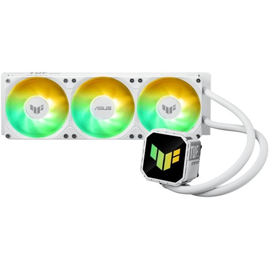 ASUS TUF Gaming LC III 360 ARGB White Edition Computerkabinet Alt-i-en væskekøler 12 cm Hvid