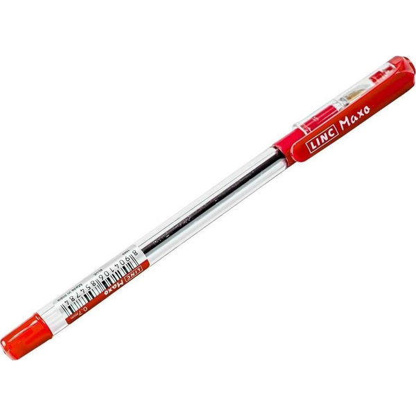  Linc Długopis kulkowy LINC MAXO 3010RED czerwony 0.7