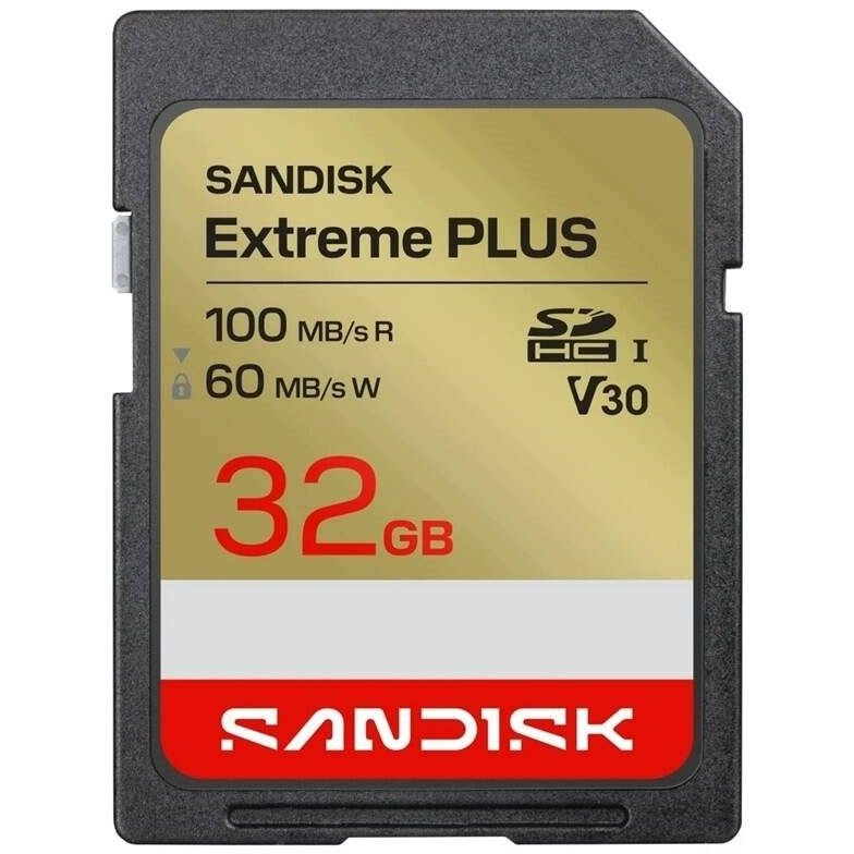 Карта памет SanDisk EXTREME PLUS SDHC 32 GB — SDSDXWT-032G-GUCIN