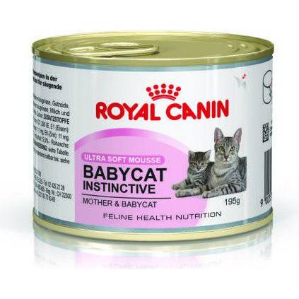 Lata Royal Canin Mother & Babycat Ultra Soft Mousse 195g Para Gatitos - 1 Lata