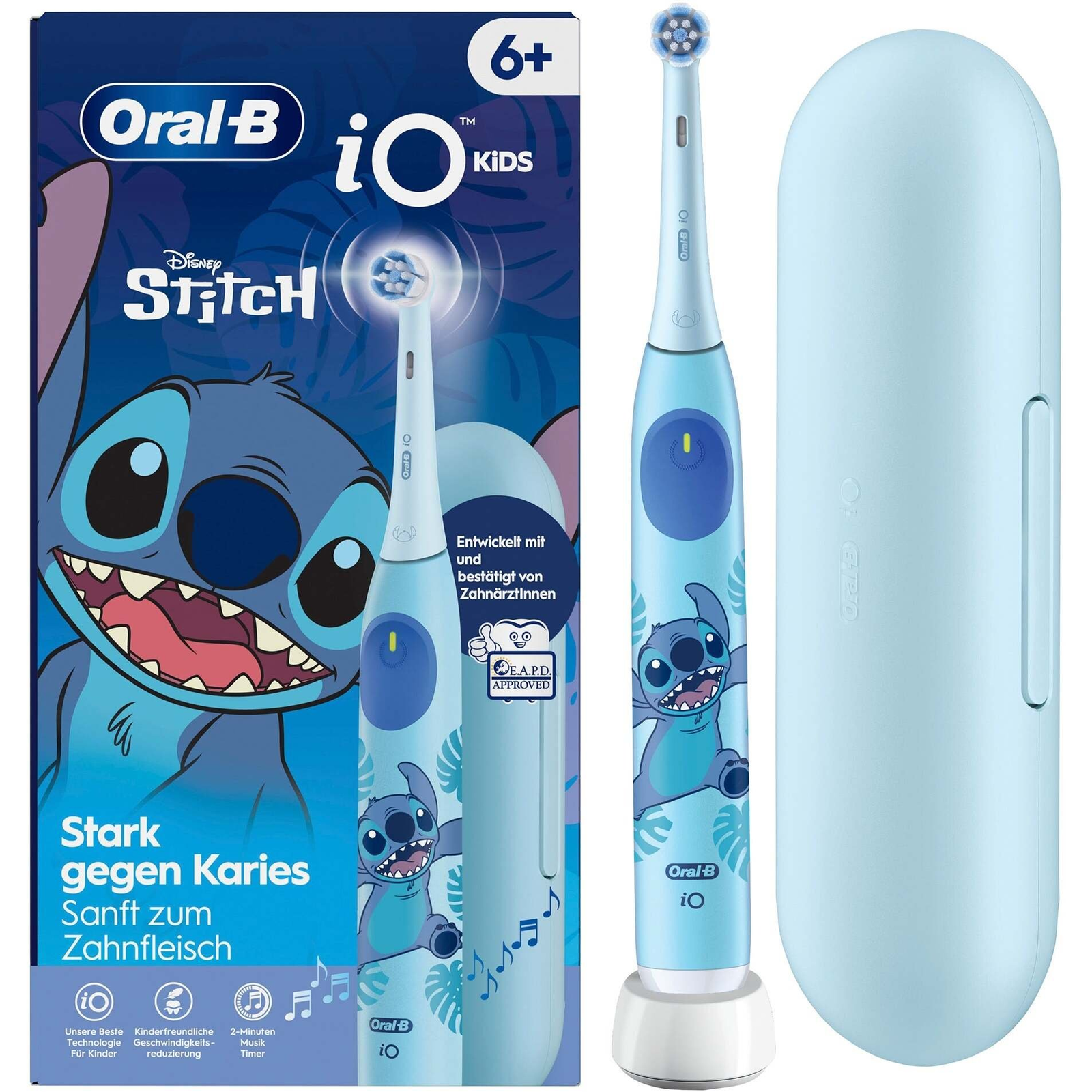 Oral-B iO Kids Stitch Gyerek Forgó fogkefe Kék (17398124)