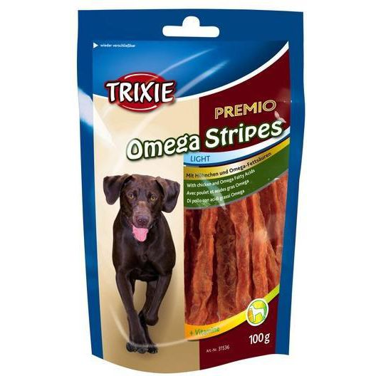 Trixie Premio Omega Stripes Jutalomfalat - 100 gr