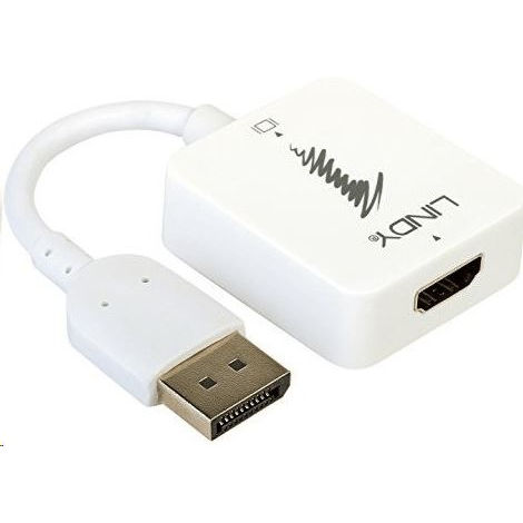 Lindy 38146 video kabel adapter HDMI Type A (Standaard) DisplayPort Wit