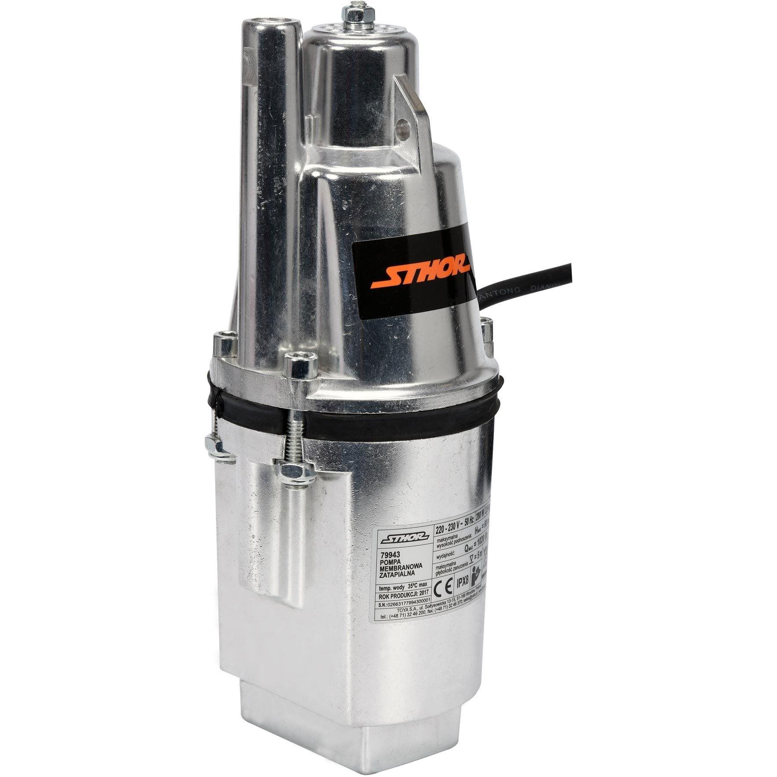 STHOR Membrános szivattyú, 280 W, max. 1020 l/h, 10 m (5906083029462)